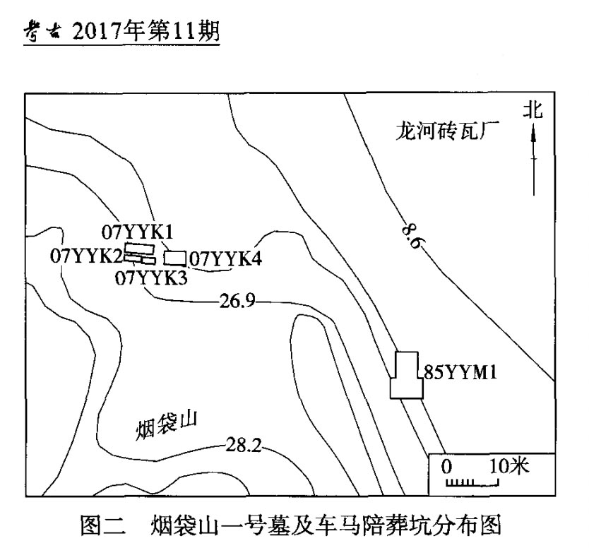 烟袋山一号墓及车马陪葬坑分布图.jpg