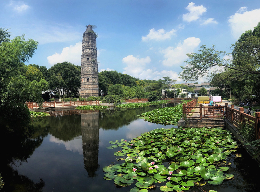 陈名顺 《仓桥塔影》 18621939304.jpg