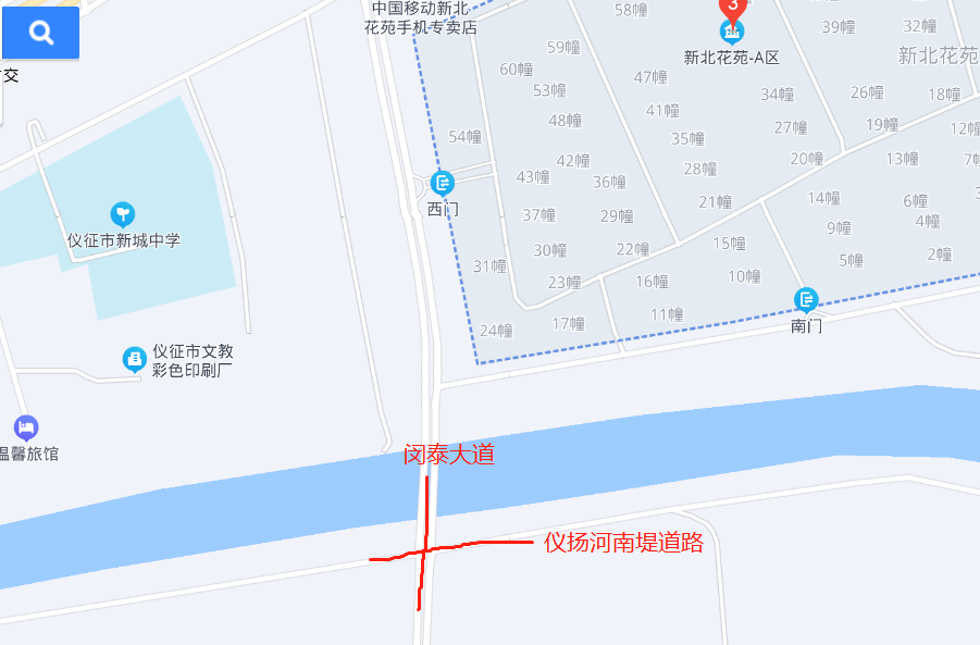 示意地图