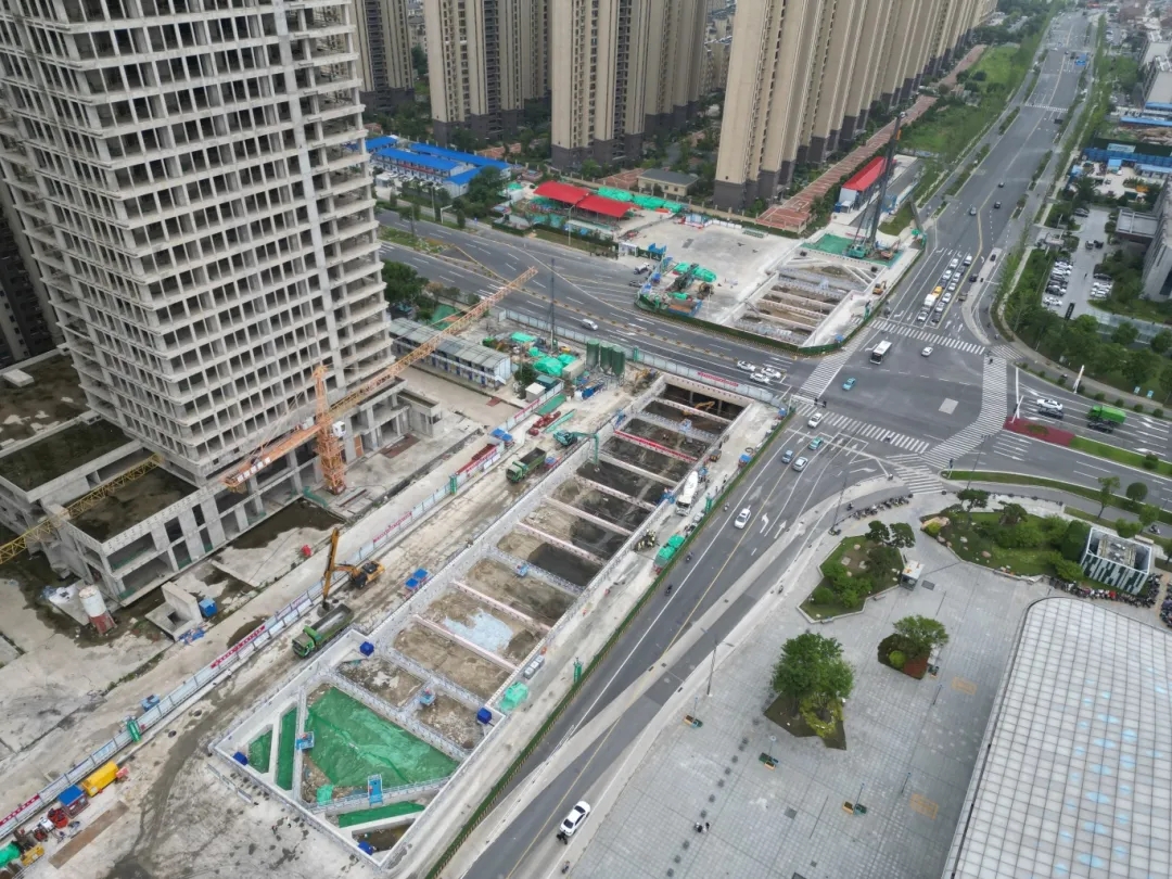 天宁大道站工地1